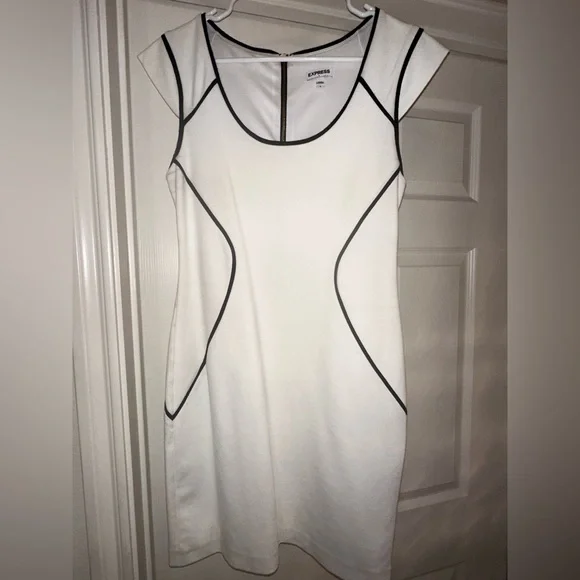 Express White Mini Dress - Picture 2 of 4